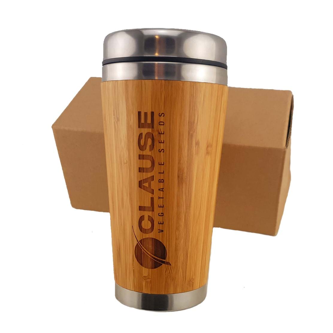 Sweet Pepper Marketing. Case Studies. HM Clause Bamboo Coffee Travel Mug